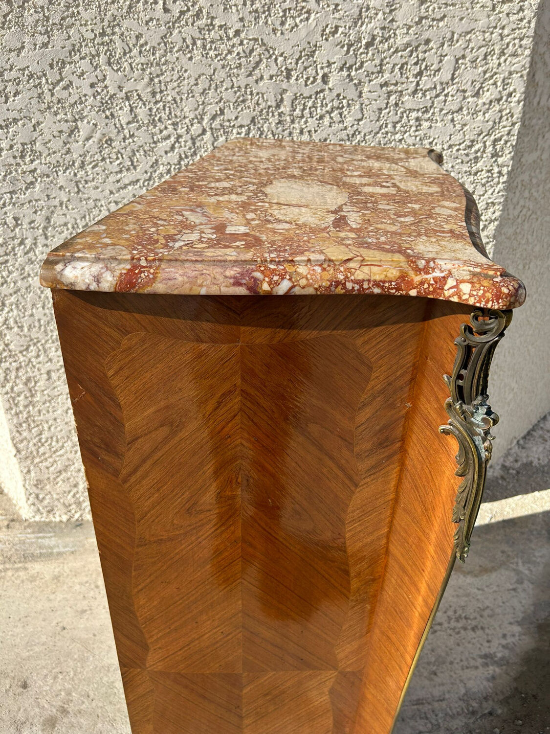 Curved rosewood secretary