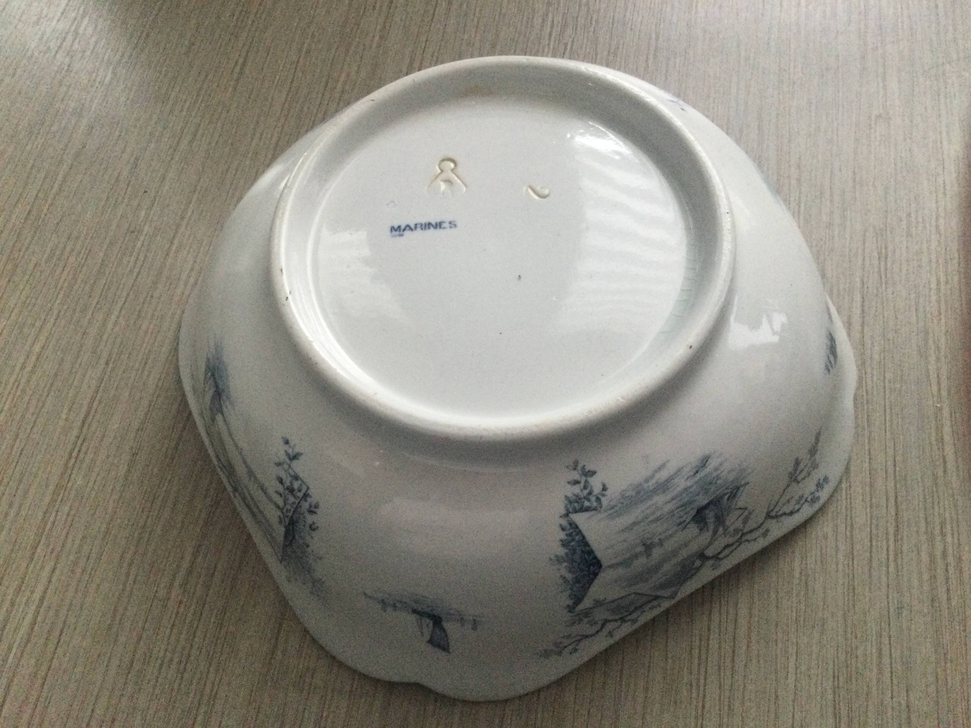 Marines ceramic dish