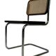 Cesca chair b32 model in chrome and black by Marcel Breuer