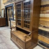 Entrance hall wardrobe in solid oak - 1930s