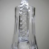 Large cut crystal water pitcher, European crystal makers 20th century