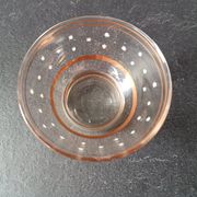 6 vintage champagne glasses from the 50s with gold trim and white stars