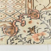 Tapis vintage classique saumon et crème 4x7, 134 x 220 cm