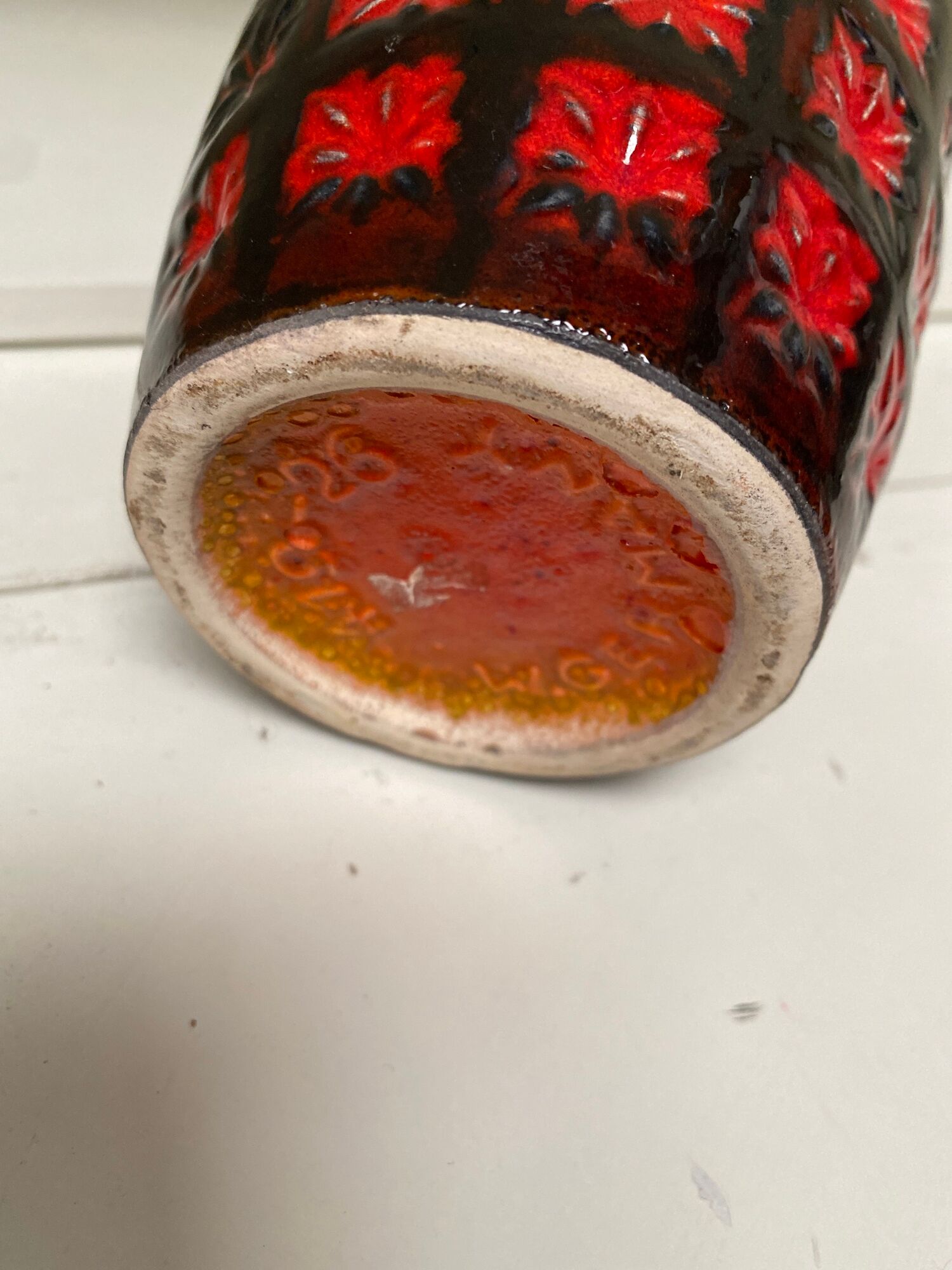 Vase céramique allemand Allemagne de l’Ouest