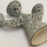 Dieulefit ceramic anthropomorphic candlestick or candlestick