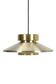 Lyskær Belysning “U.F.O” pendant lamp / Space Age / Danish modern design / gold / brass / aluminium / 1970s