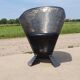 Vintage metal cone chair industrial