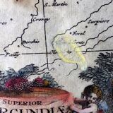 Old map of the Franche Comté Gérard Valk 1690