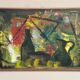 Original Swedish oil on canvas “Still Life” by Pierre Mas, vintage & framed 67x47cm