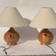 Pair of teak table lamps by Dyrlund, Denmark 1960s-1970s