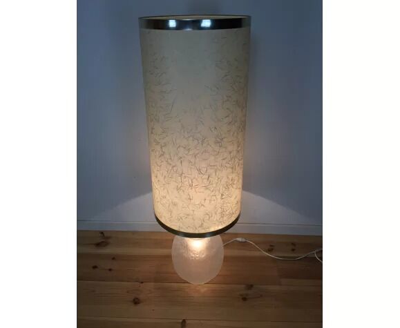 Floor lamp 1970, 2 burners, white glass