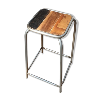 Bar stool - wood and metal workshop