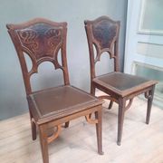 Pair of Art Nouveau chairs