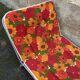 Vintage flower camp bed