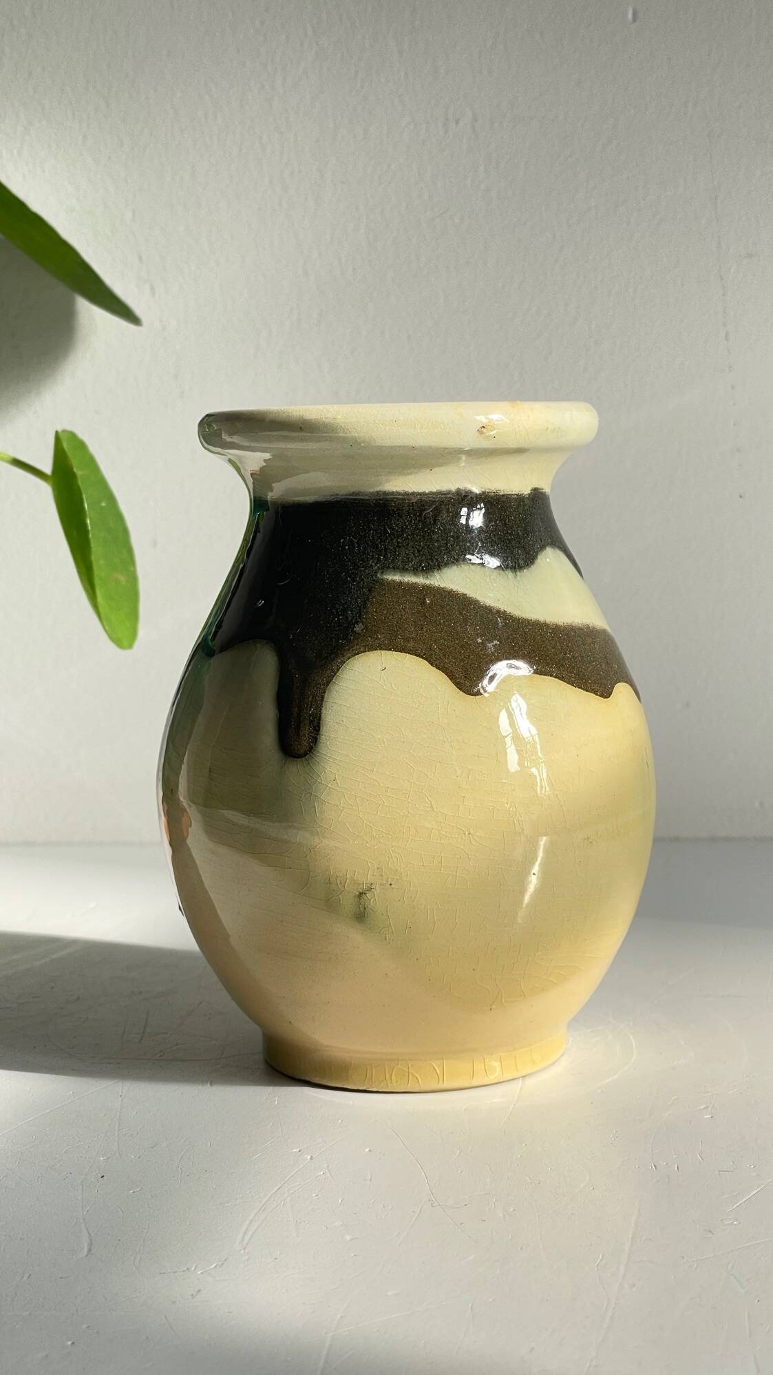 Vintage Ceramic Vase AEGITNA Vallauris FRANCE