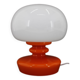 Lampe de table en verre opalin Stepan Tabery des années 1970, Tchécoslovaquie