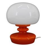 Lampe de table en verre opalin Stepan Tabery des années 1970, Tchécoslovaquie