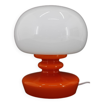 1970s Stepan Tabery Opaline Glass  Table Lamp, Czechoslovakia