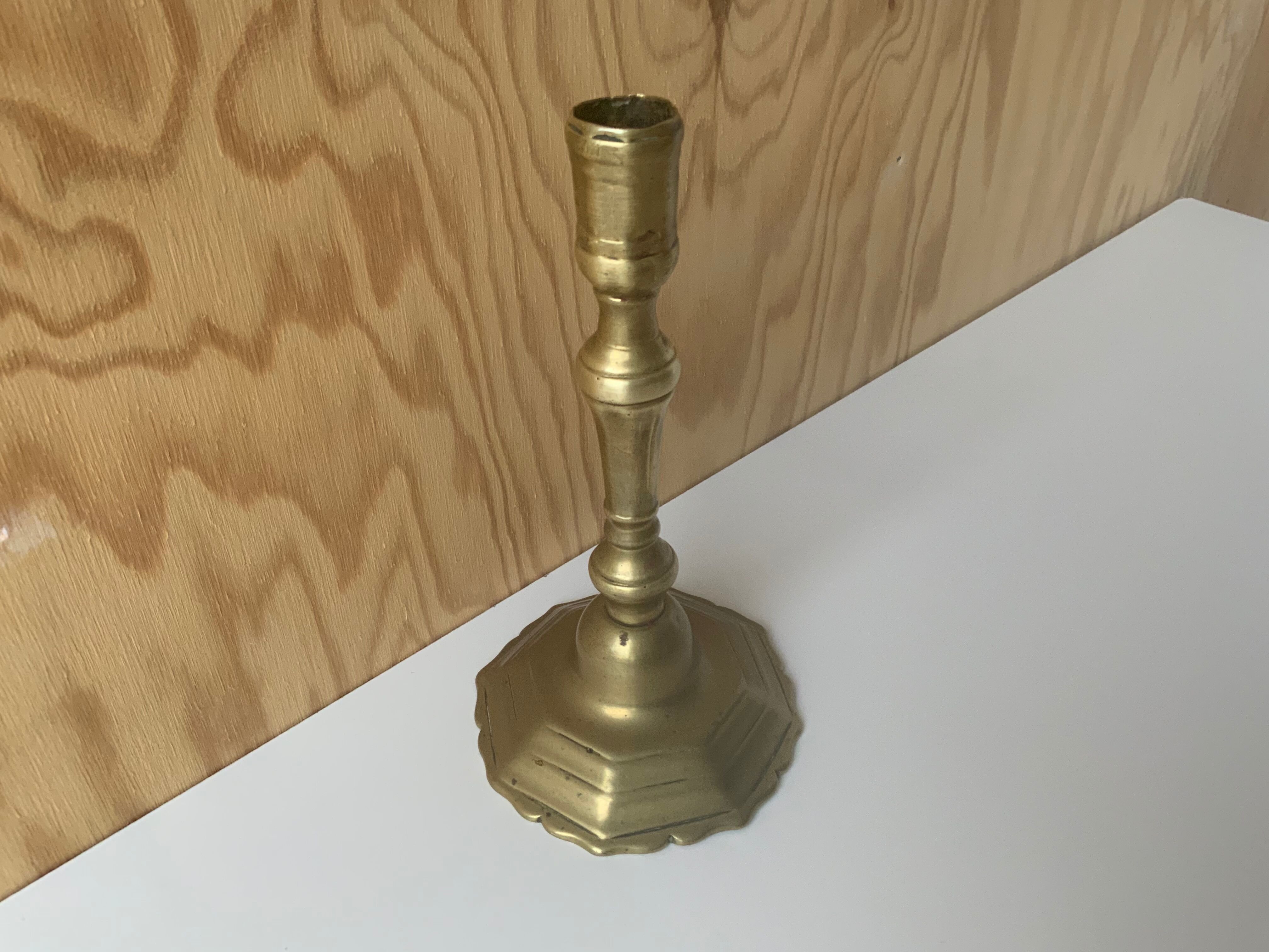 Brass candle holder