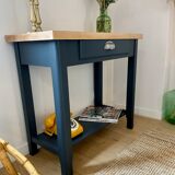 Console bois massif vintage