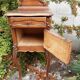 WOODEN BEDSIDE TABLE STYLE LOUIS XV ROCAILLE