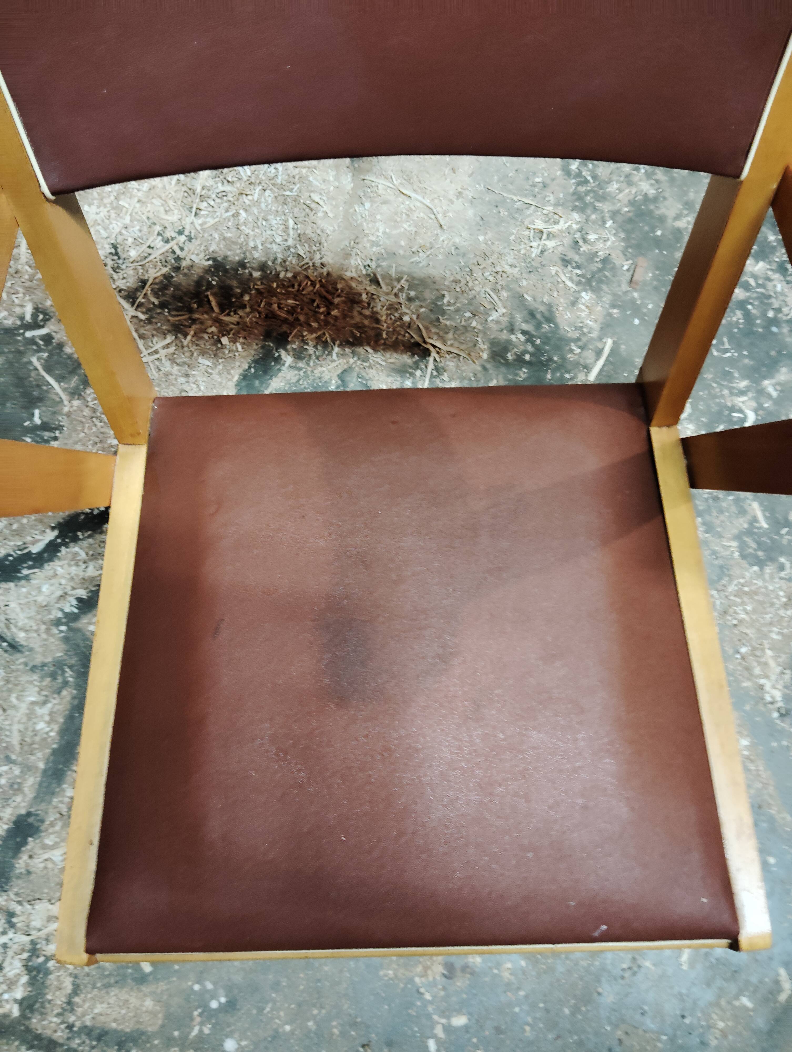 Vintage bridge armchair