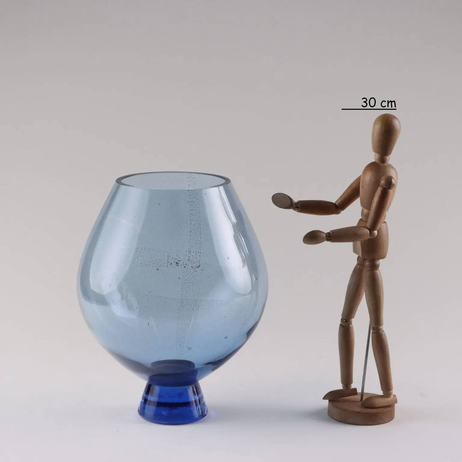 Vintage La Murrina glass vase, Italy, 2001