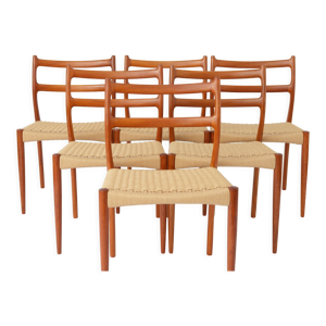 6 chaises vintage Søren Ladefoged