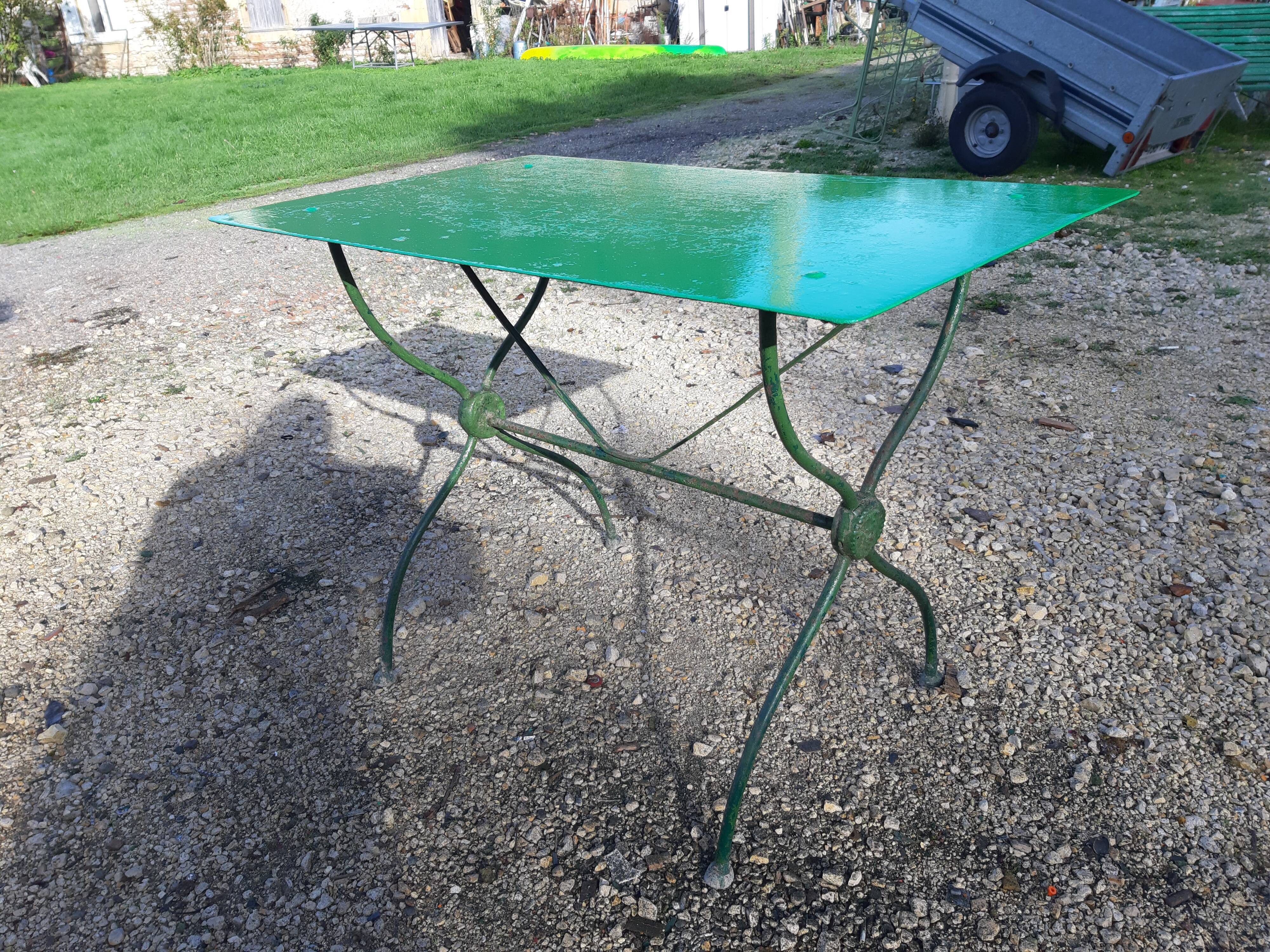 Garden table iron 1900