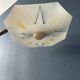 Mid-Century vintage glass ceiling light