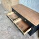 Old trade furniture with black patina