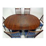 Ensemble table et 10 sièges danoises Arne Hovmand Olsen