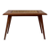 Teak wood coffee table with braided rope, Audoux-Minet 1950