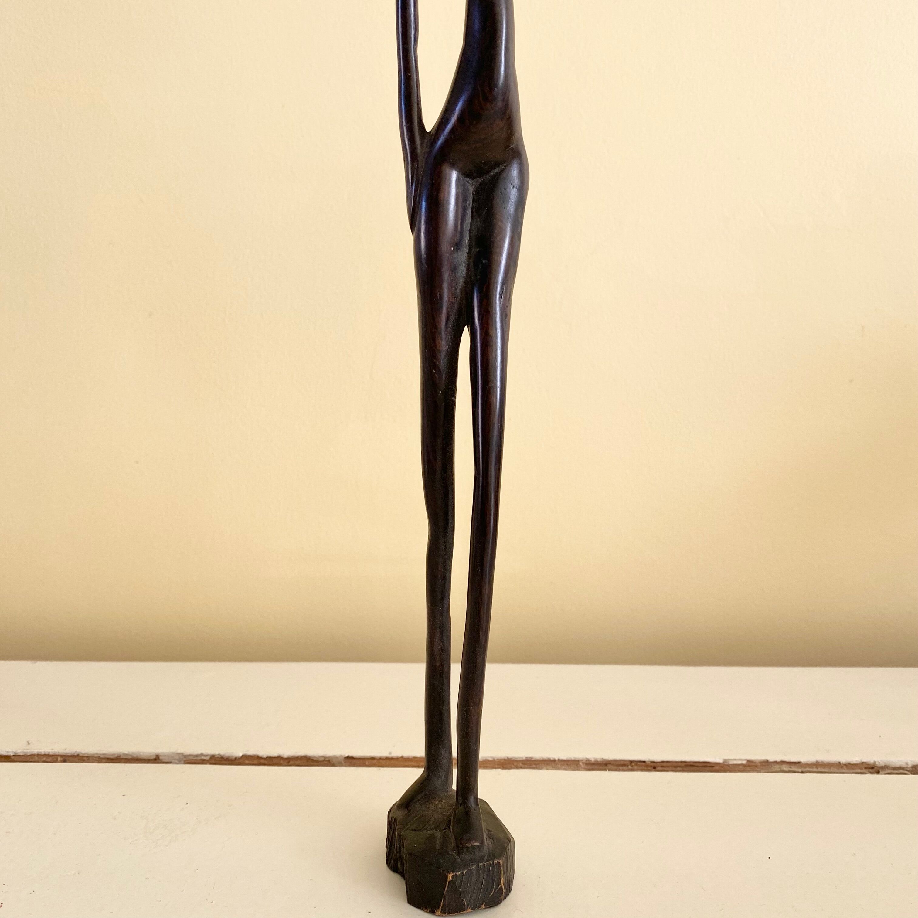 Ancient wooden statue