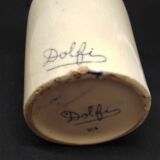 Dolfi ceramic white & blue bottle