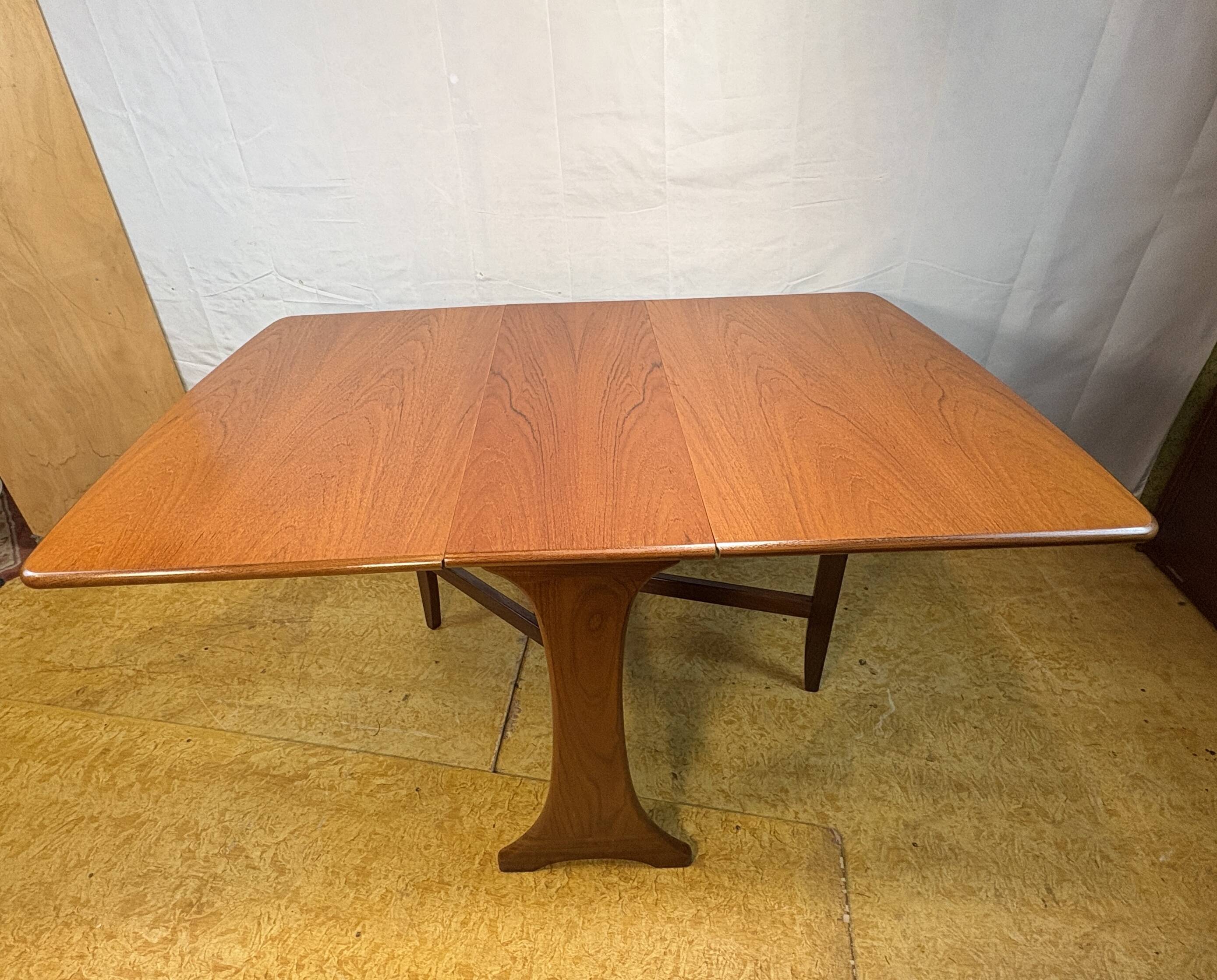 Mid-Century Retro Vintage Teak Drop Leaf Dining Table by G Plan 1960s  Kitc