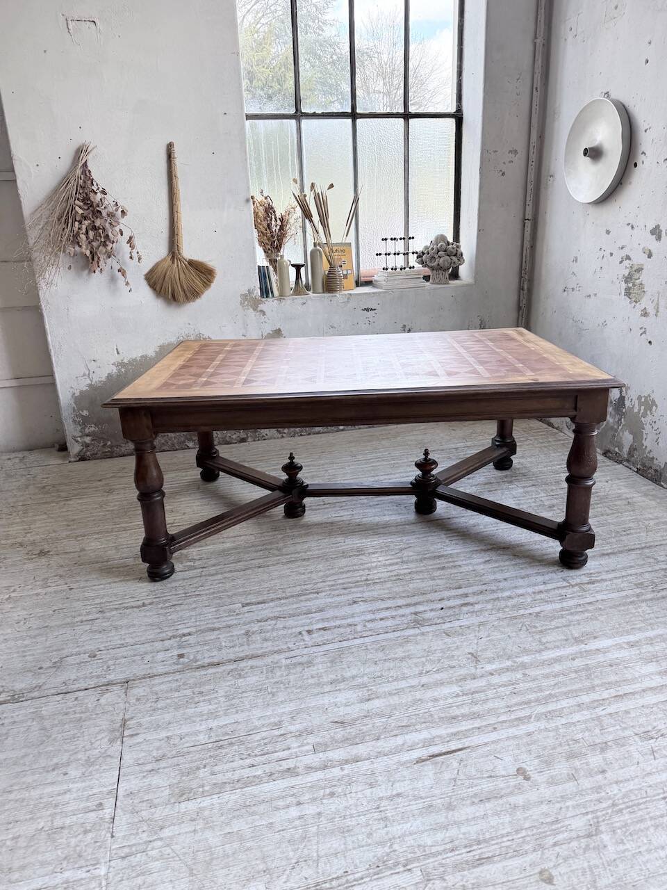 Oak table in Louis XIV style 1900