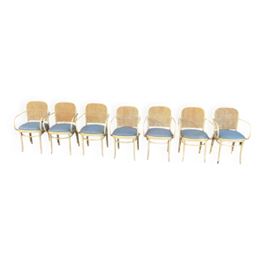 7 chaises fauteuils bistrot