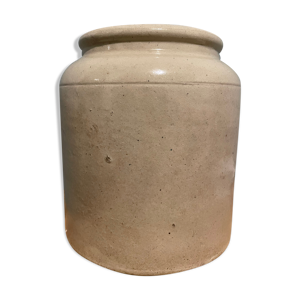 Pot ancien en grès vernissé