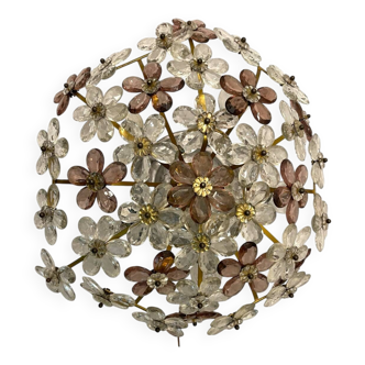 Murano Glass Flower Flushmount 1960’s