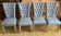 4 chaises de salle à manger casa padrino
