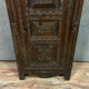 Old Renaissance bonnetière in solid oak with brown patina around 1750
