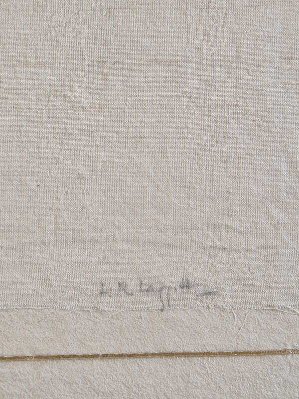 La Roche Laffitte (Born in 1943) - Watercolour drawing on silk - Palm tree