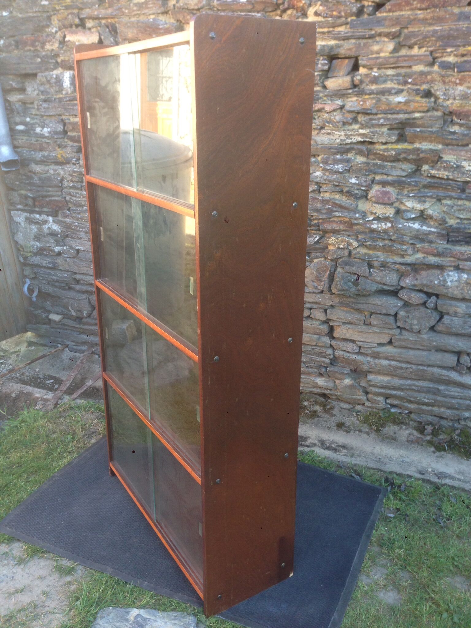 Vintage teak library