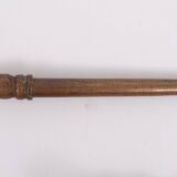 Outil de cheminée en laiton antique du 19e siècle