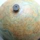 World map, Napoleon III Globe edited by FOREST, cast-iron tripod foot