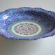 Islamic art enamel metal dish