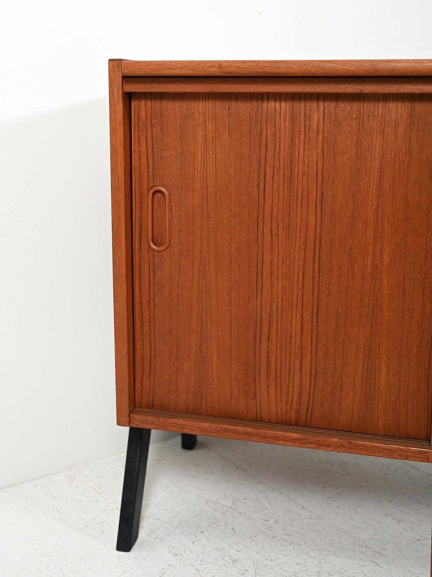 Two-tone Scandinavian 1960s small sideboard