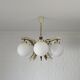 Lustre style années 50 / Suspension Sputnik vintage / Lampe suspendue