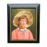 Portrait d'une jeune fille.